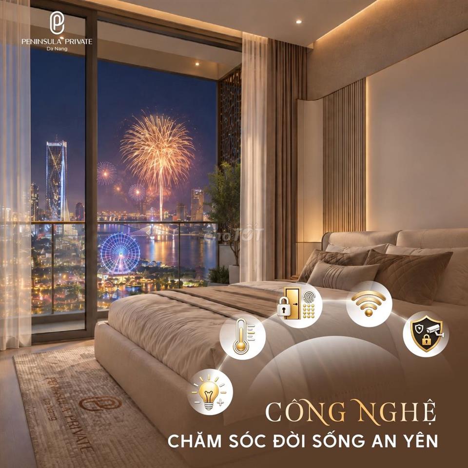 Căn 1PN Peninsula Private (P2-09) view sông biển - Đầu tư cho thuê