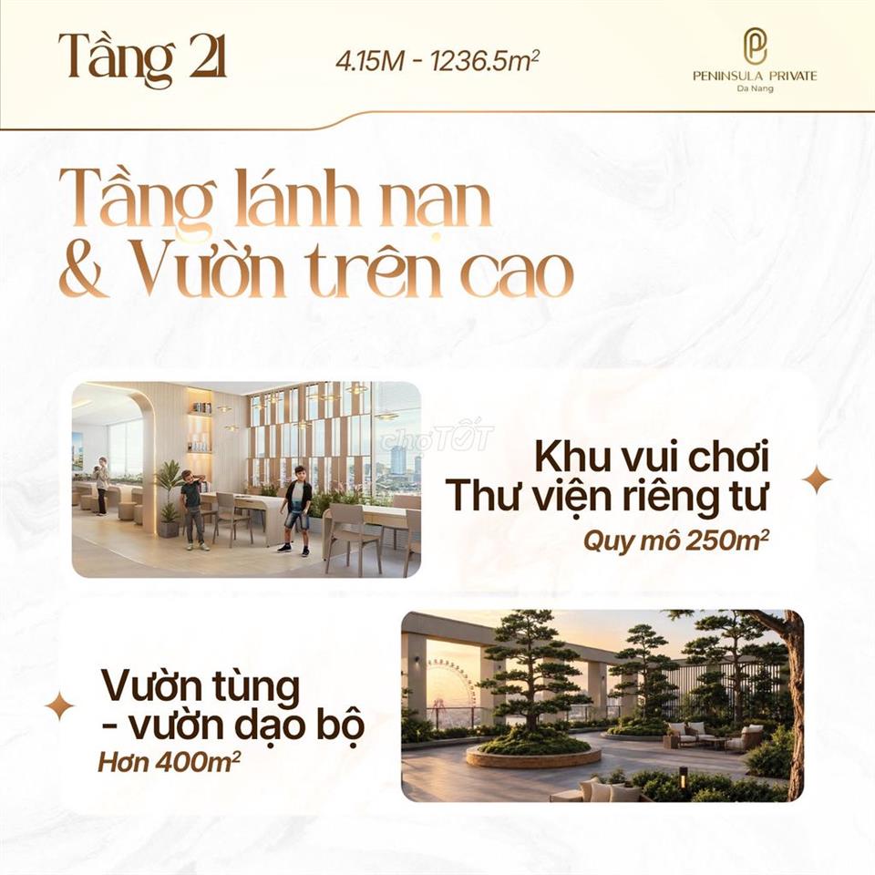 Căn 1PN Peninsula Private (P2-09) view sông biển - Đầu tư cho thuê