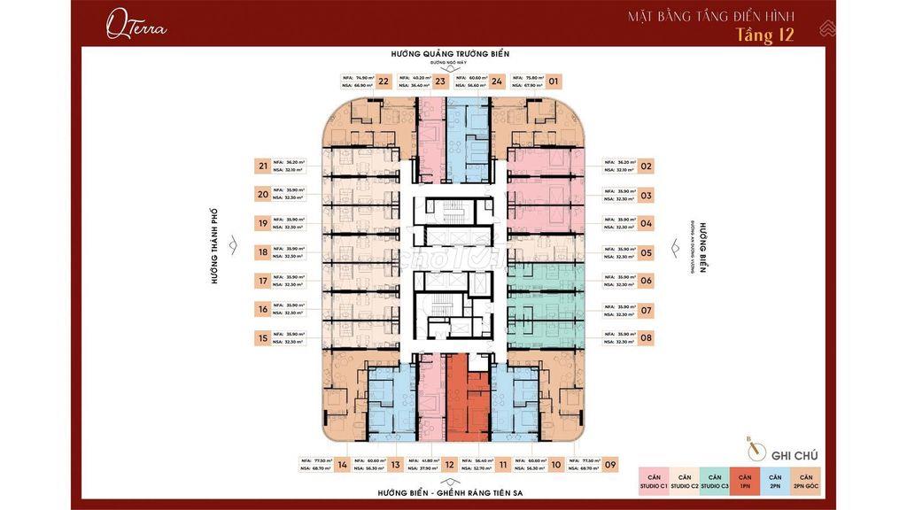GIÁ 1,79 TỶ MUA ĐỨT CĂN HỘ BIỂN QUY NHƠN – SÁT KHÁCH SẠN 5★ MARRIOT