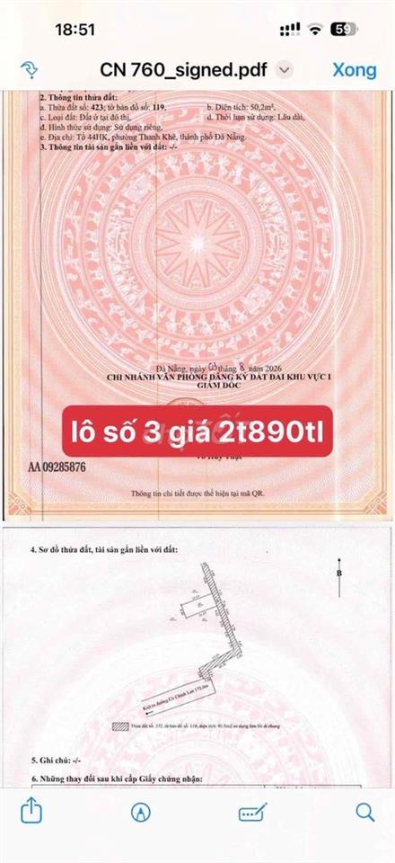 🔥CỤM 4 LÔ LIỀN KỀ KIỆT CÙ CHÍNH LAN CHỈ 2tyxxx