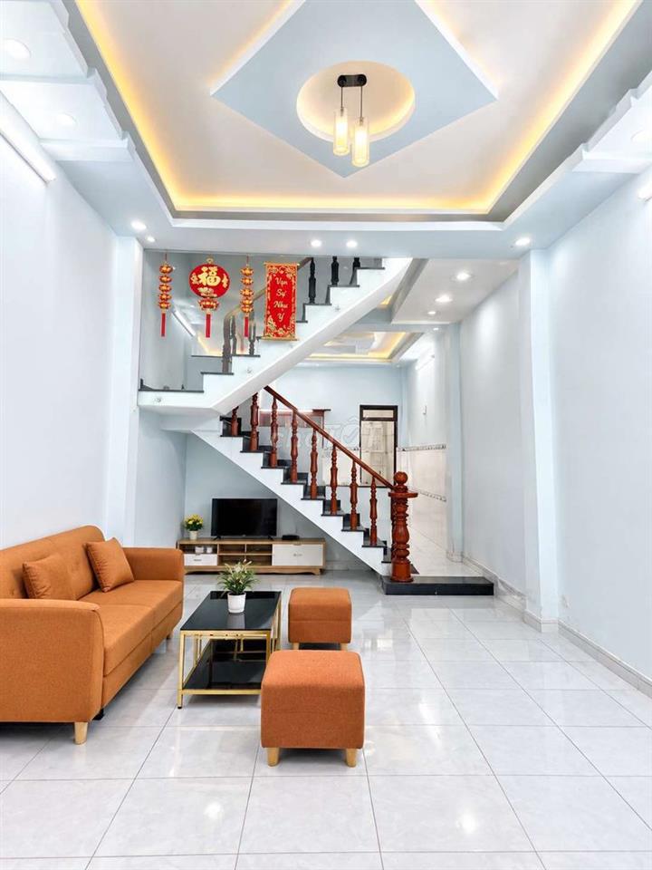 ĐÚNG 5TỈ (TL) CÓ NHÀ 3TẦNG BTCT 4PN - 60M² ,KHÔNG LG ĐƯỜNG 6M