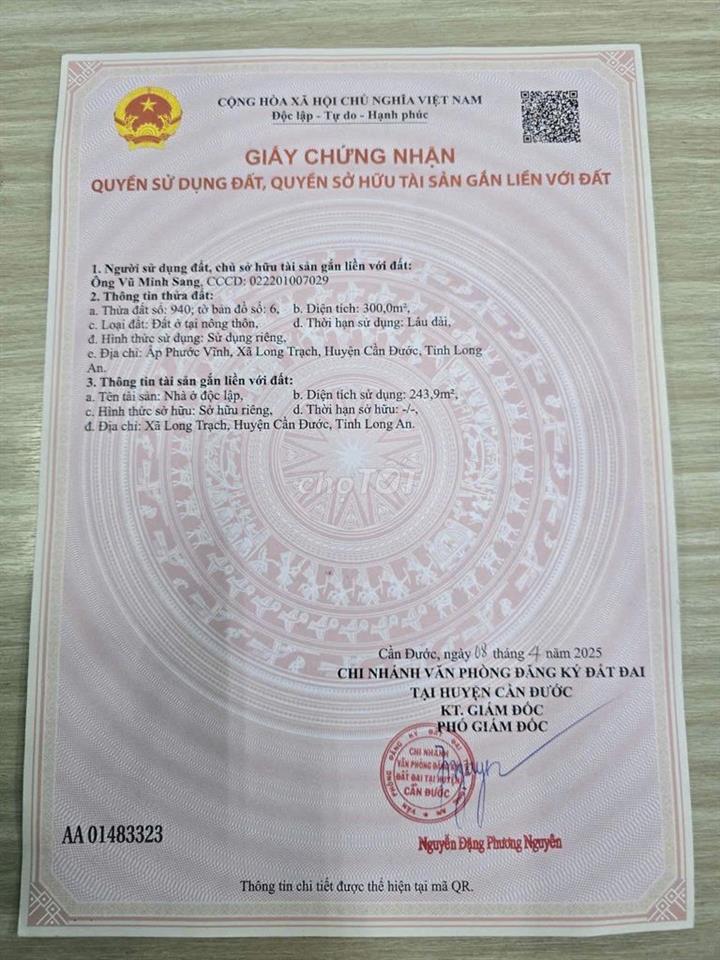 BÁN GẤP NHÀ SÂN VƯỜN 300M2 FULL THỔ CƯ, NHÀ ĐÃ HOÀN CÔNG