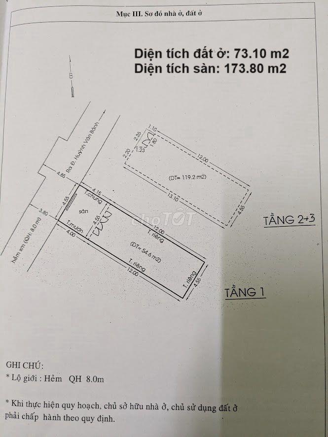 Nhà Bán hẻm 529 Huỳnh Văn Bánh