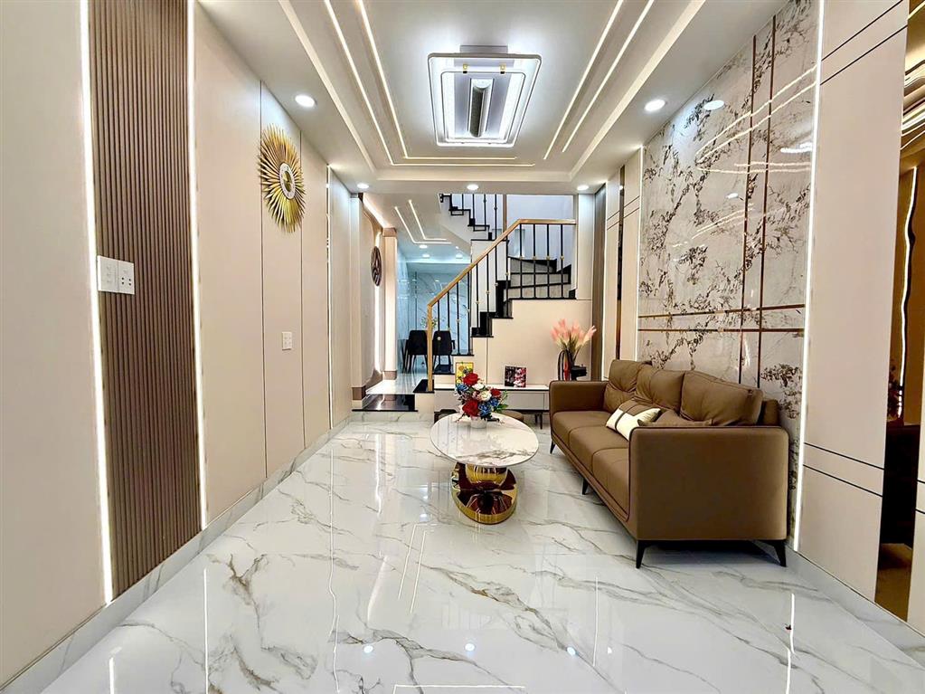 Bán nhà Huỳnh Tấn Phát ngang 4m, nhà mới xây 1T1L, trung tâm Q7, giá 2,9 tỷ