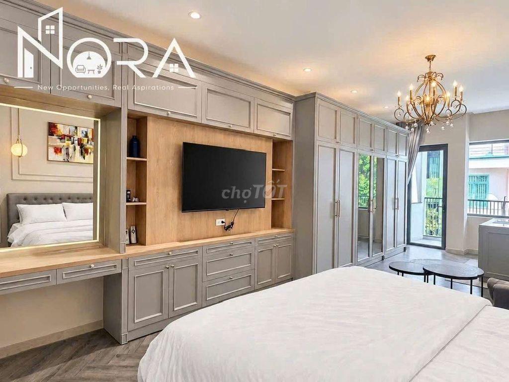 Căn hộ Studio ban công full nội thất Hai Bà Trưng gần Vincom Center 