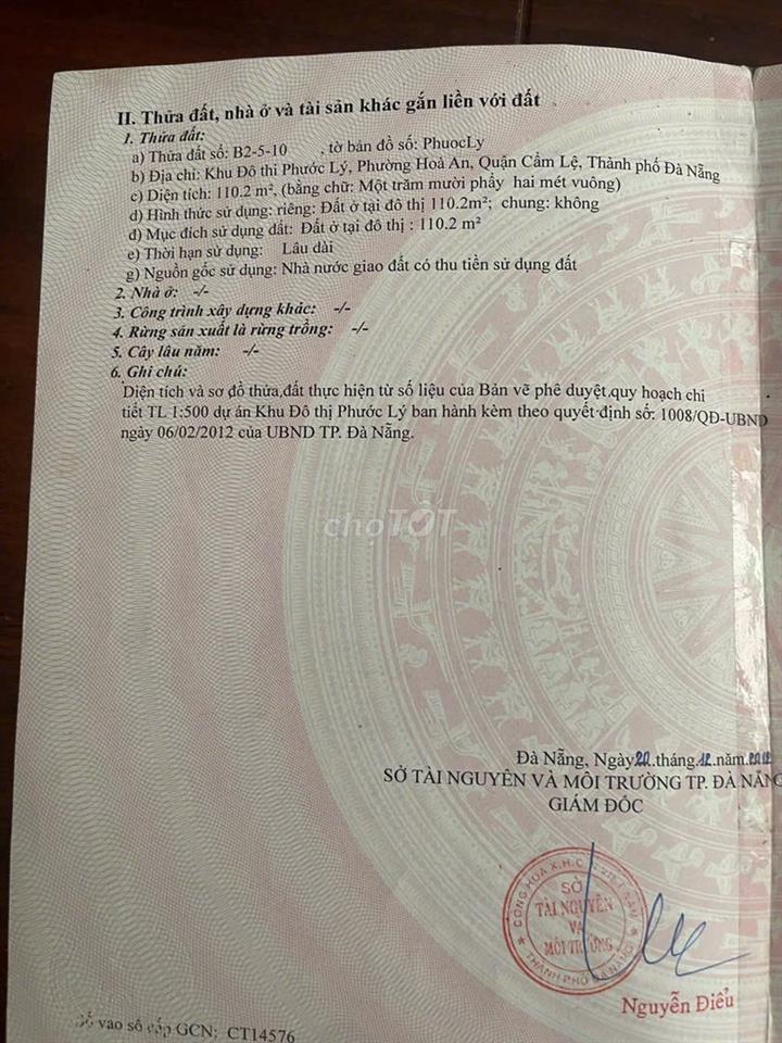 Chính chủ bán đất đường Nhơn Hòa 21