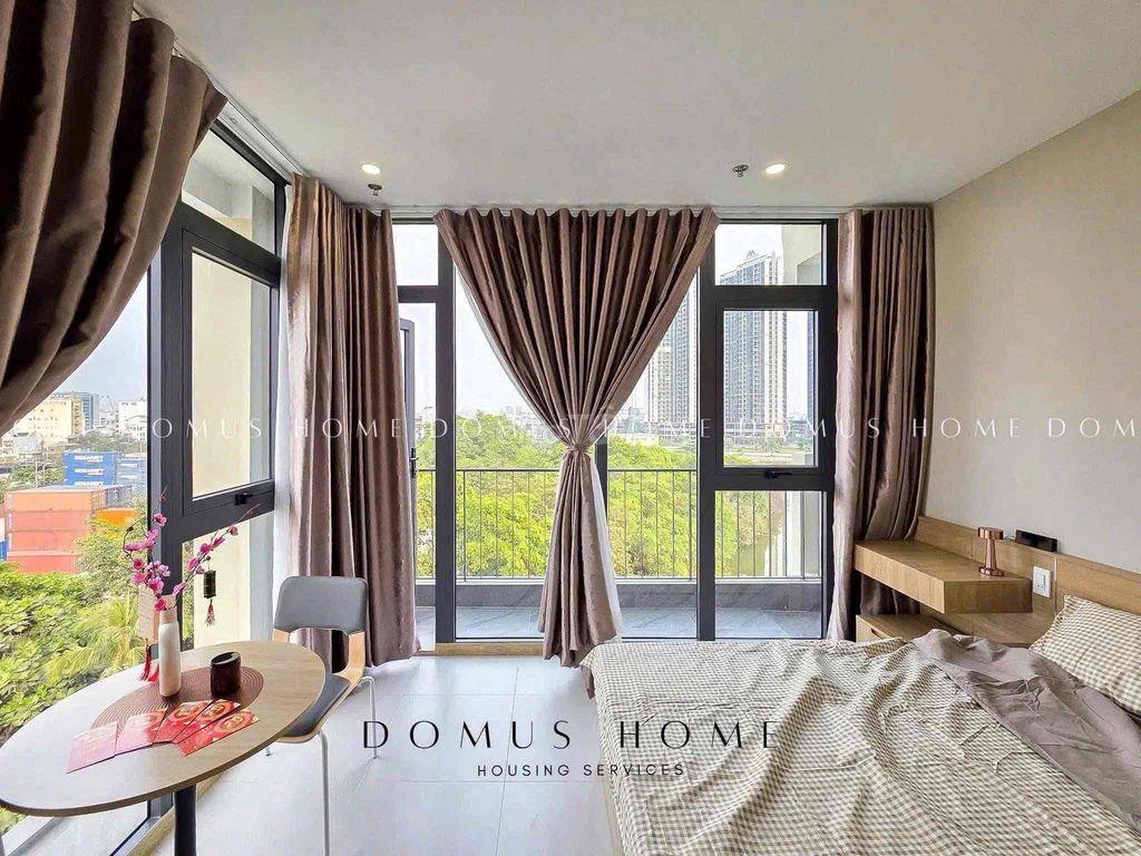 CHO THUÊ CĂN HỘ STUDIO BAN CÔNG FULL NỘI THẤT VIEW THÀNH PHỐ QUẬN 7