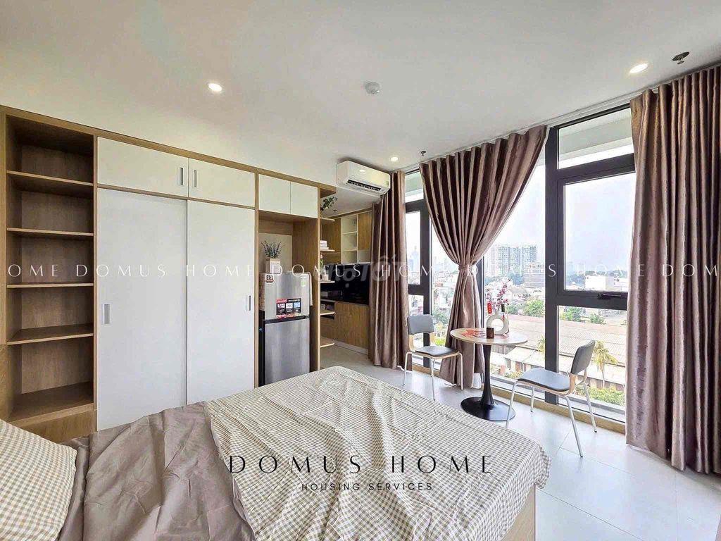 CHO THUÊ CĂN HỘ STUDIO BAN CÔNG FULL NỘI THẤT VIEW THÀNH PHỐ QUẬN 7