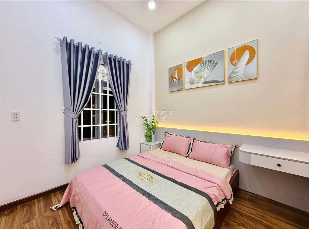 BÁN NHÀ NGUYỄN OANH THÔNG LÊ ĐỨC THỌ 60M HẺM XE HƠI ĐỖ CỔNG NHỈNH 5Đ