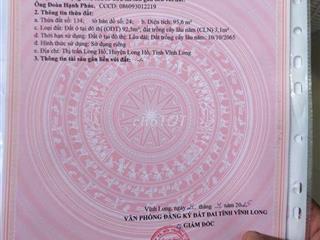 Nền mặt tiền đường Phú Đức - Long An