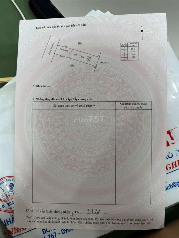 Cần bán lô đất mặt tiền bê tông thôn Đại Đồng Eanoul