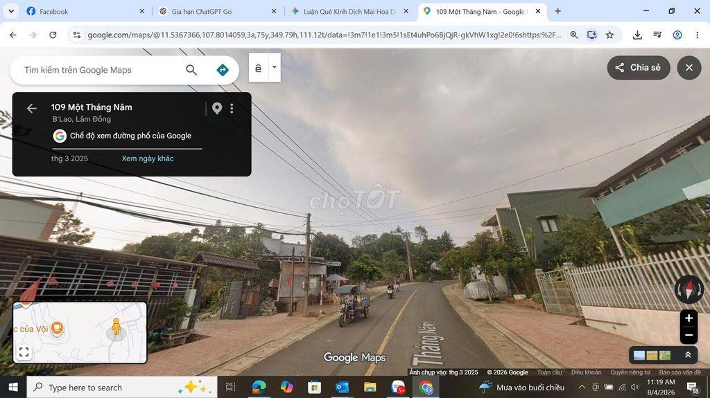 Bán Đất mặt tiền tặng nhà nát