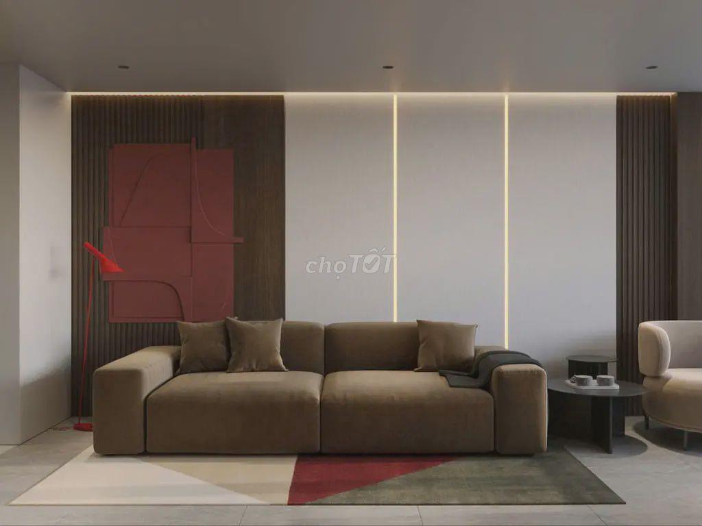 Cho thuê căn hộ 2 Phòng ngủ cao cấp rộng 60m2, 2PN, Full nội thất