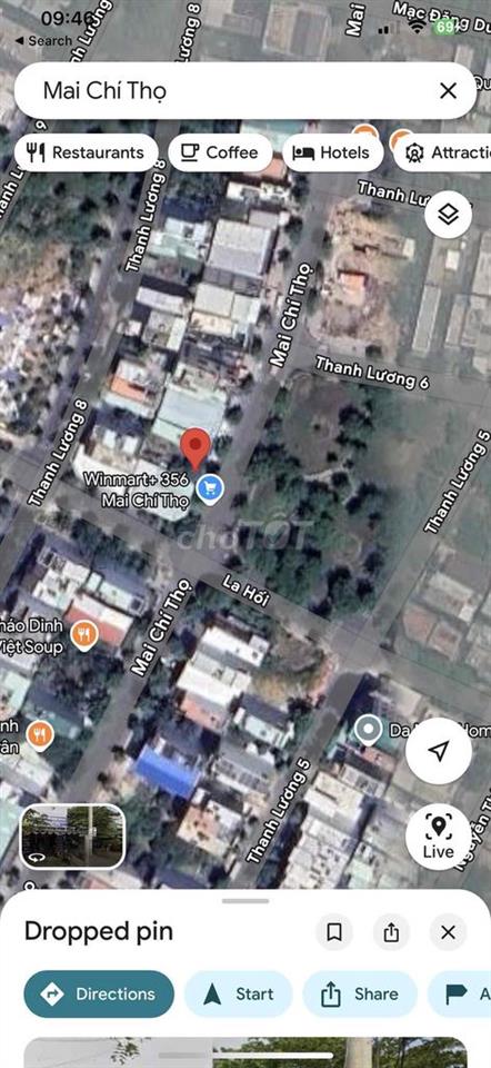 CHO THUÊ ĐẤT MẶT TIỀN 10.5M MAI CHÍ THỌ – ĐỐI DIỆN CÔNG VIÊN