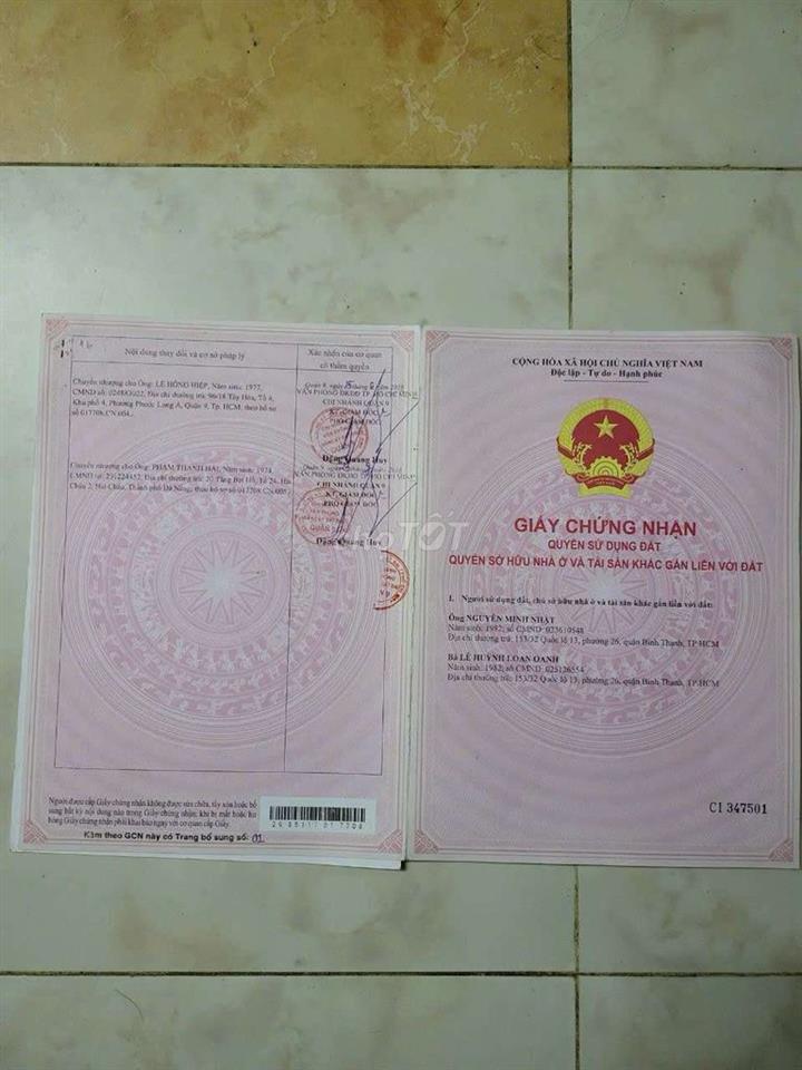 Q9 Nhà biệt thự liền kề cần bán