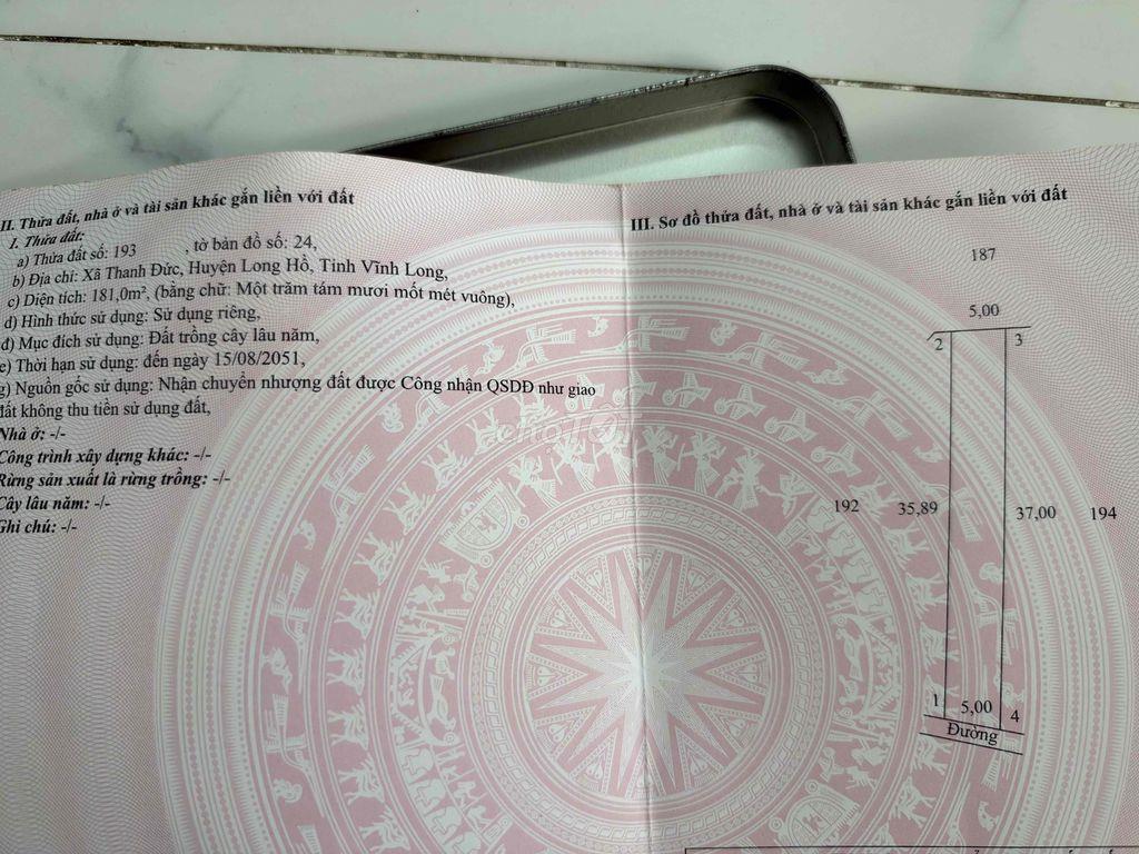 Đất nền P Thanh Đức giá rẻ
