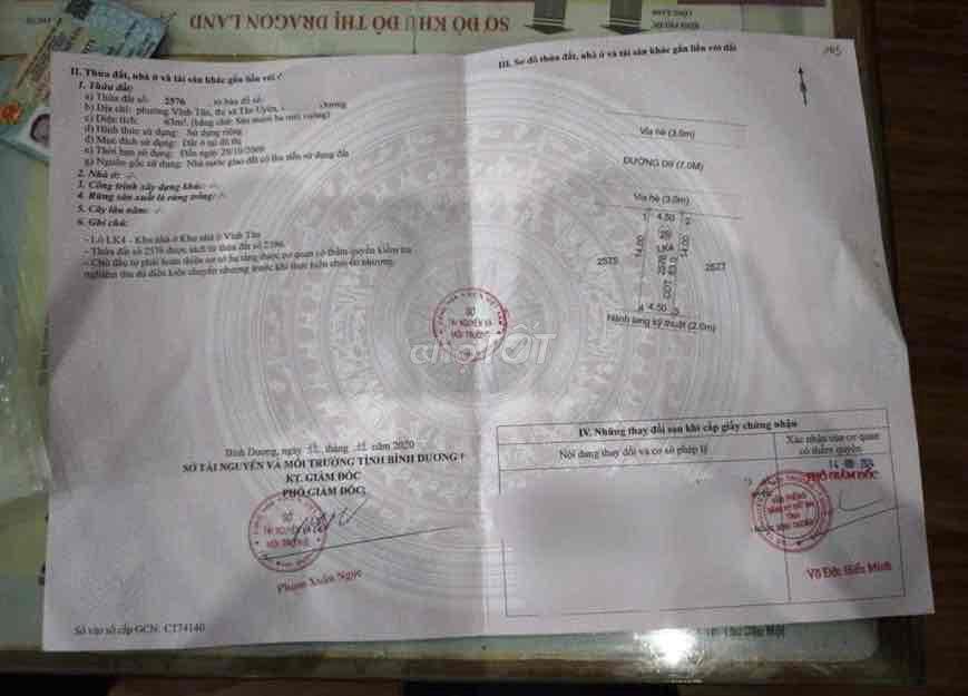 Bán căn nhà Chính Chủ ở Chợ Vĩnh Tân 2ty2 Thương lượng
