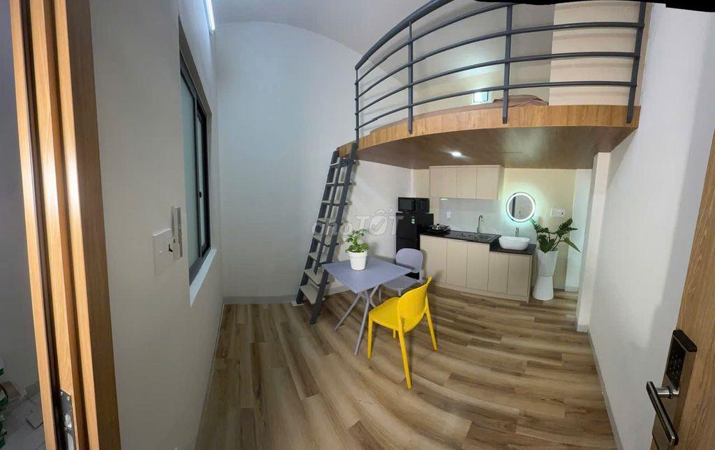 Cho thuê căn hộ dịch vụ có gác xép