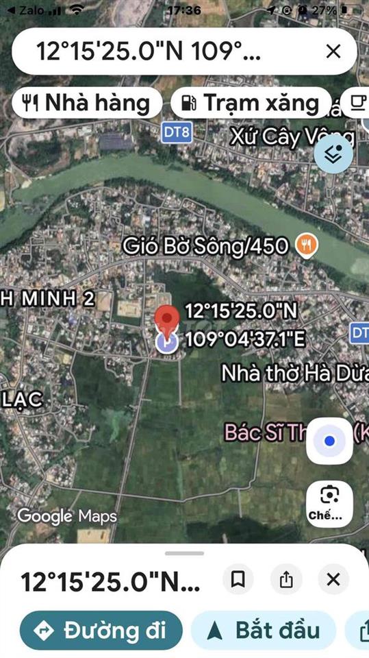 BÁN THỬA ĐẤT THÔN THANH MINH 3, XÃ DIÊN LẠC, TỈNH KHÁNH HOÀ.