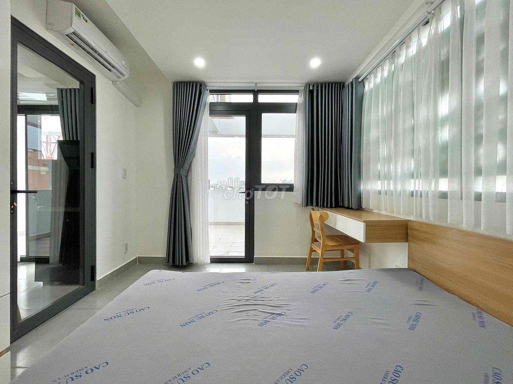 CHO THUÊ CĂN HỘ 1PN BÌNH THẠNH – FULL NỘI THẤT, SÂN THƯỢNG RỘNG