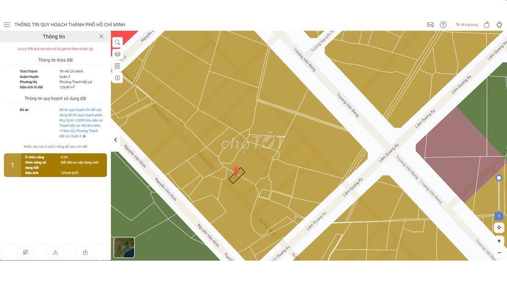 CHO THUÊ ĐẤT HẺM LÂM QUANG KY, THẠNH MỸ LỢI, Q2 - 130 M2