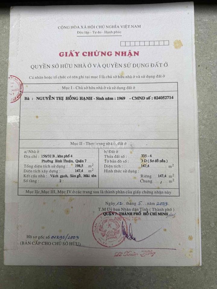 Bán nhà hẻm