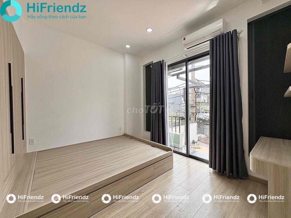 Căn hộ 1 phòng ngủ Luxury quận 2 | Ban công - gần cầu Sài Gòn