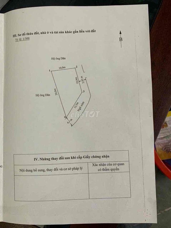 đất thổ cư chính chủ ***