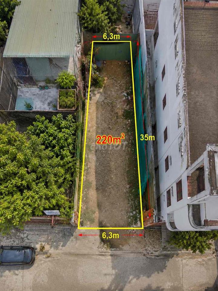 Cần  BÁN ĐẤT 220m2 NGANG 6,3m đường Ô Tô 7 Chỗ