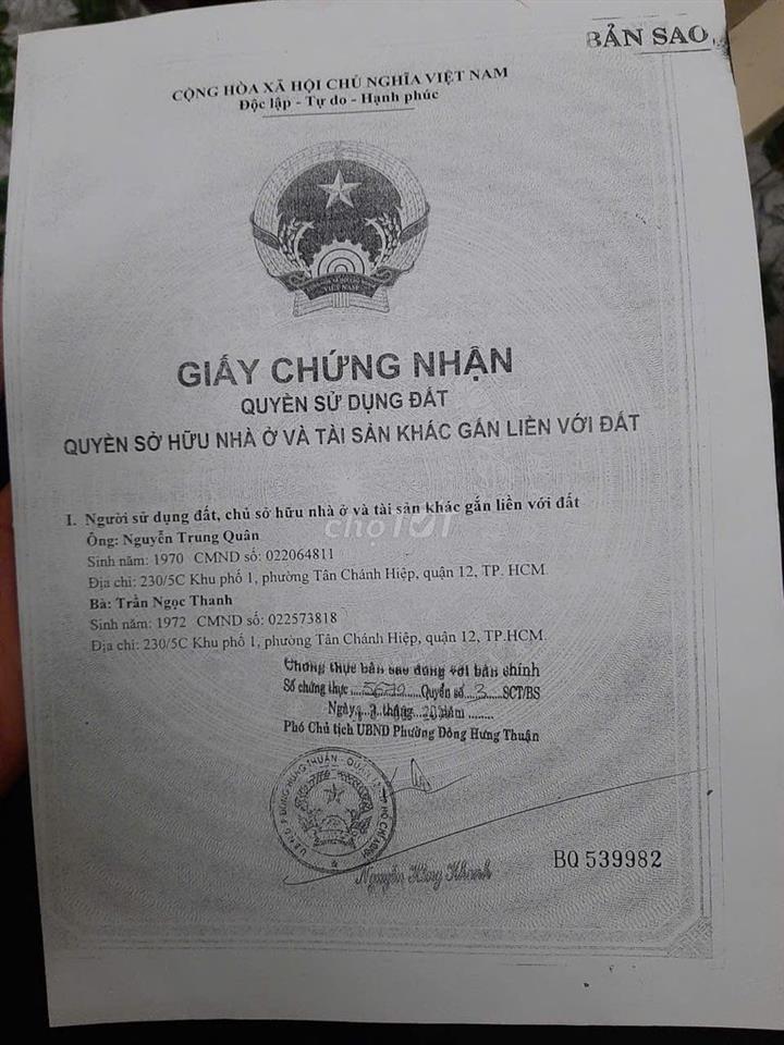 Cần bán gấp giá 6 tỷ còn thương lượng