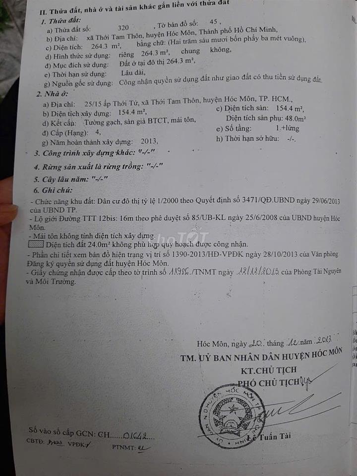 Cần bán gấp giá 6 tỷ còn thương lượng