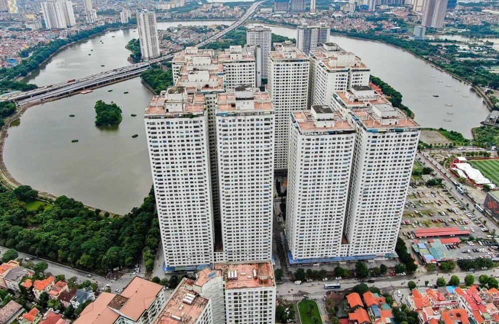 Bán shophouse ngay 5 tòa chung cư ở khu linh đàm  hoàng mai  hà nội