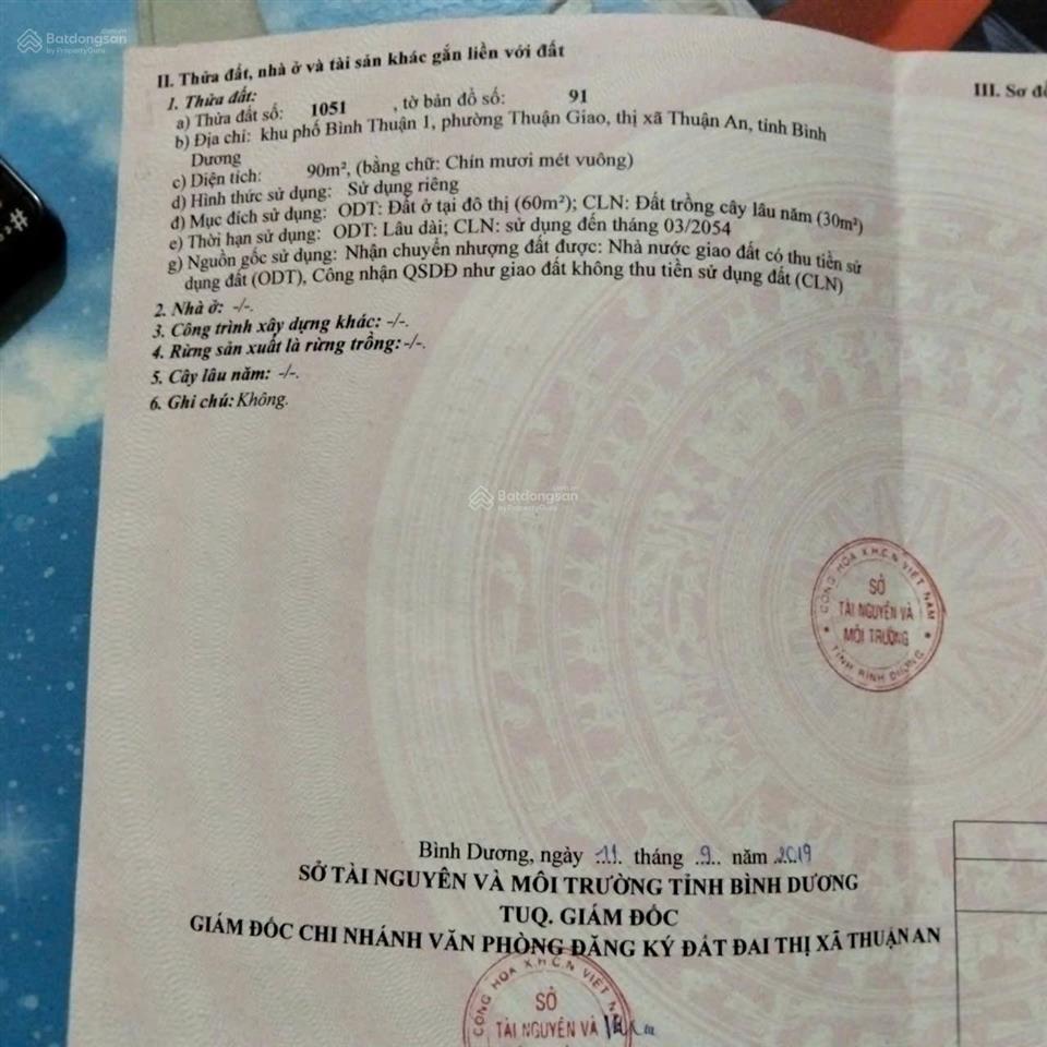 Bán đất thuận giao 07 thuận an
