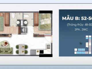 Bán căn hộ bcons center city giá 2,787 tỷ diện tích 52 m2 vô vàng ưu đãi