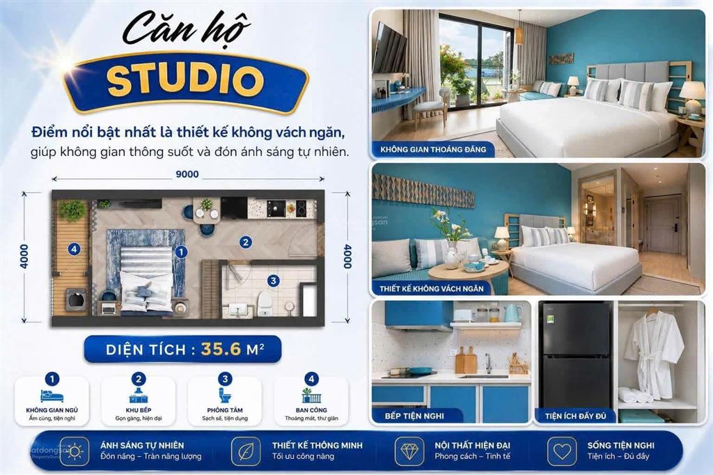 Đã có giá bán tòa beachtro, căn studio giá chỉ 1,8 tỷ, tổng mức chiết khấu 24,5%