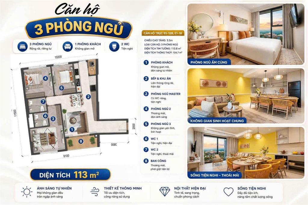 Đã có giá bán tòa beachtro, căn studio giá chỉ 1,8 tỷ, tổng mức chiết khấu 24,5%