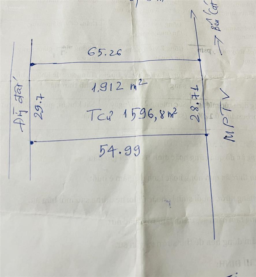 Bán ( 29 x 60)= 1912m2 đất mặt tiền mptv cạnh trường tiểu học định phước, p tân định 0964 859 ***