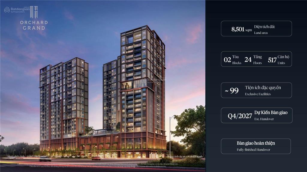 Bán lỗ căn hộ 2pn 84m2 orchard grand sycamore capitaland bình dương