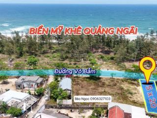 Bán lô đất mặt biển mỹ khê quảng ngãi chỉ 2.4 tỷ