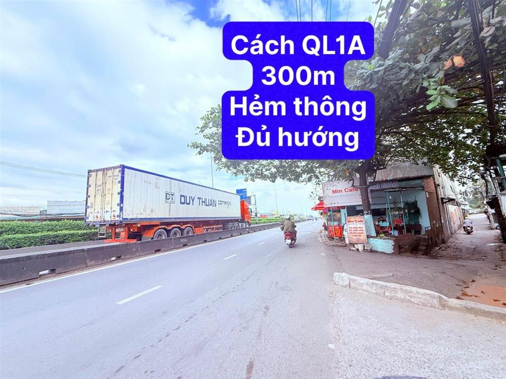 Nhà đất 101m2 kèm nhà 2pn 1wc mặt tiền tl04  ngay ngã 4 ga  sát gò vấp