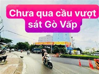 Nhà đất 101m2 kèm nhà 2pn 1wc mặt tiền tl04  ngay ngã 4 ga  sát gò vấp