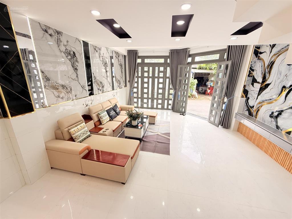 Nhà 4 lầu, góc 2 mặt tiền tx24, hẻm ô tô thông, khu bảo minh tô ngọc vân, full nội thất cao cấp