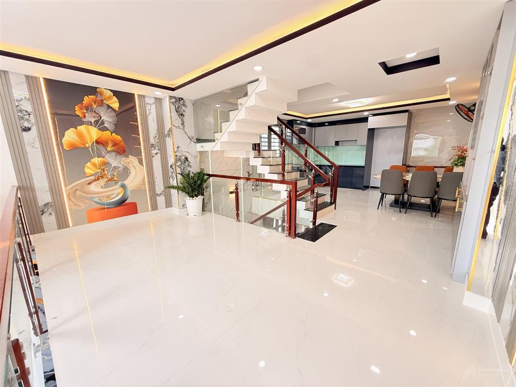 Nhà 4 lầu, góc 2 mặt tiền tx24, hẻm ô tô thông, khu bảo minh tô ngọc vân, full nội thất cao cấp