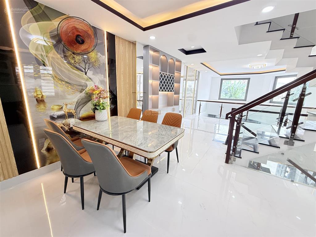 Nhà 4 lầu, góc 2 mặt tiền tx24, hẻm ô tô thông, khu bảo minh tô ngọc vân, full nội thất cao cấp