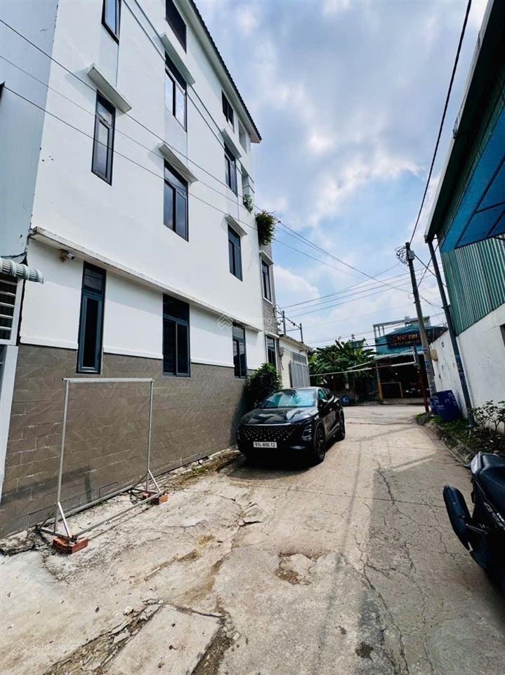 Nhà 1 lầu không lộ giới 64m²  4.75 tỷ  hẻm ô tô thông sau căn mặt tiền tl15 gần chợ cầu đồng