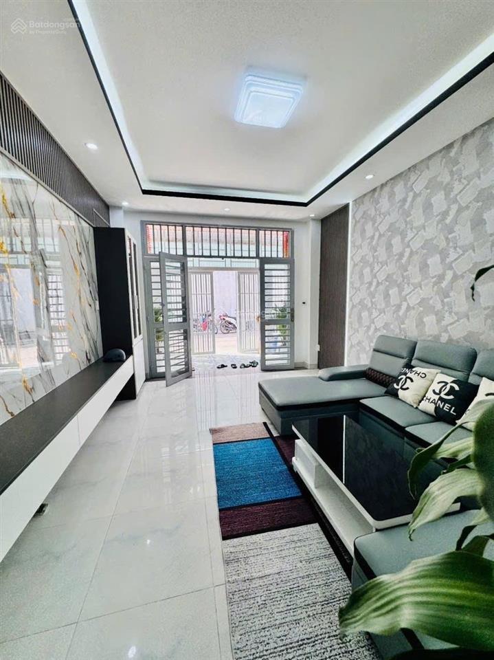 Nhà 1 lầu không lộ giới 64m²  4.75 tỷ  hẻm ô tô thông sau căn mặt tiền tl15 gần chợ cầu đồng