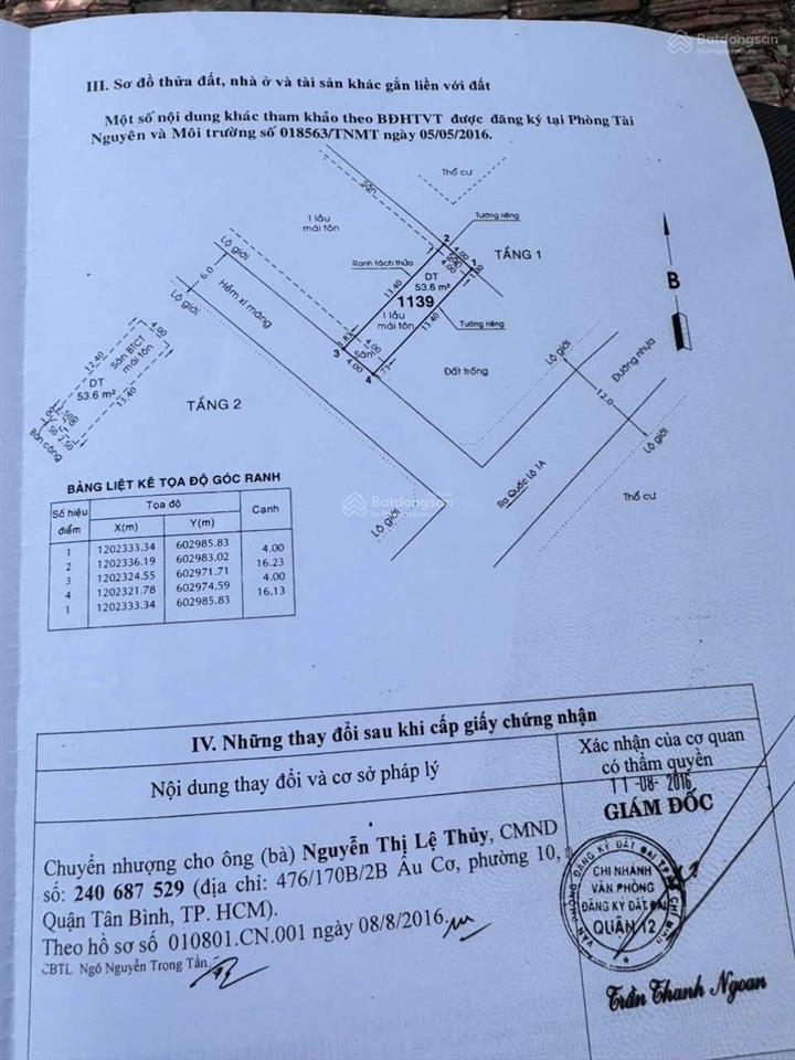 Nhà 1 lầu không lộ giới 64m²  4.75 tỷ  hẻm ô tô thông sau căn mặt tiền tl15 gần chợ cầu đồng