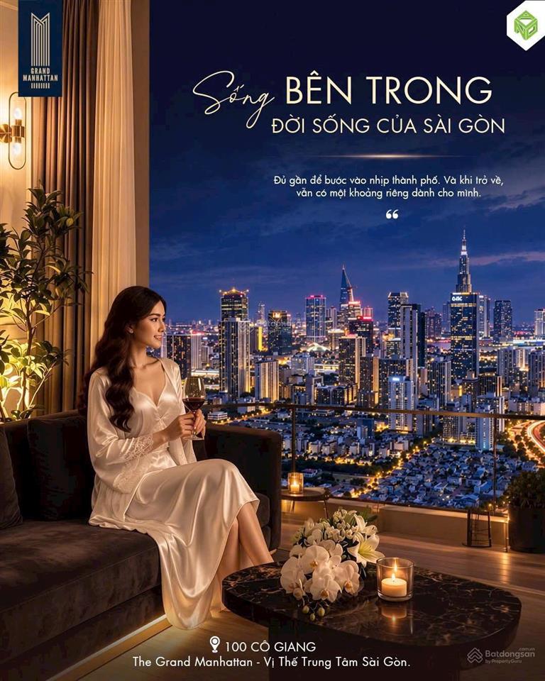 Bán gấp căn hộ khách sạn the grand manhattan 2pn  3pn thanh toán 30% 0937 137 *** mr kim