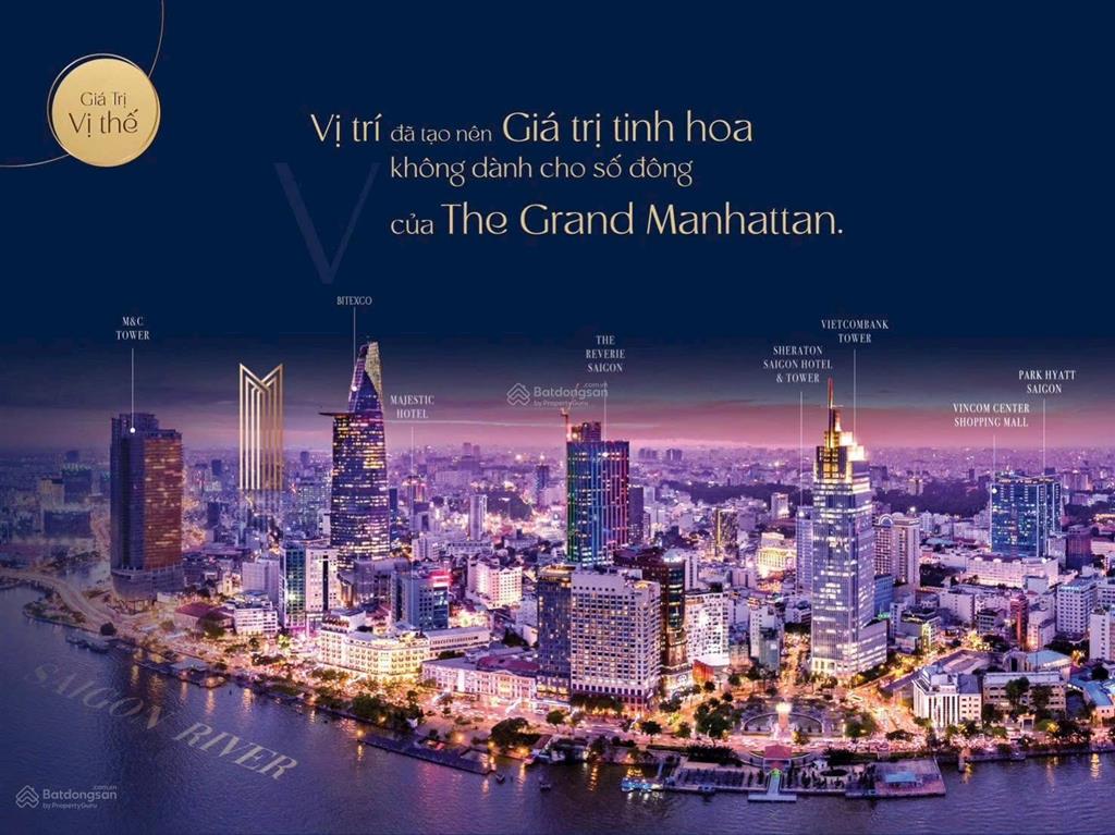 Bán gấp căn hộ khách sạn the grand manhattan 2pn  3pn thanh toán 30% 0937 137 *** mr kim