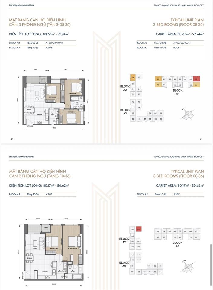 Chủ định cư cần ra hàng ngộp căn hộ 2pn the grand manhattan q1 giá rẻ dự án 0937 137 ***